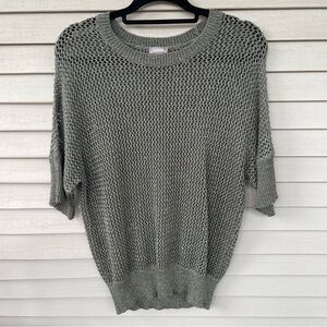 Chico’s Open Stitch Pullover Sweater Size 1 (M/8)